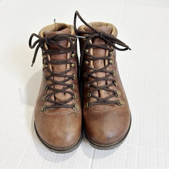 Birkenstock Jackson Boot Natural Nubuck Leather Brown Size 37 E Size 6 or 6.5 N - Picture 5 of 16